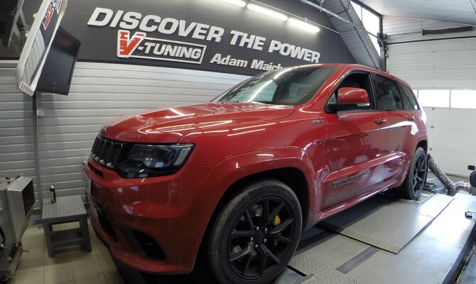 Jeep Grand Cherokee Trackhawk 6.2l Kompresor 707KM - Chip Tuning oraz usunięty Speed Limiter 