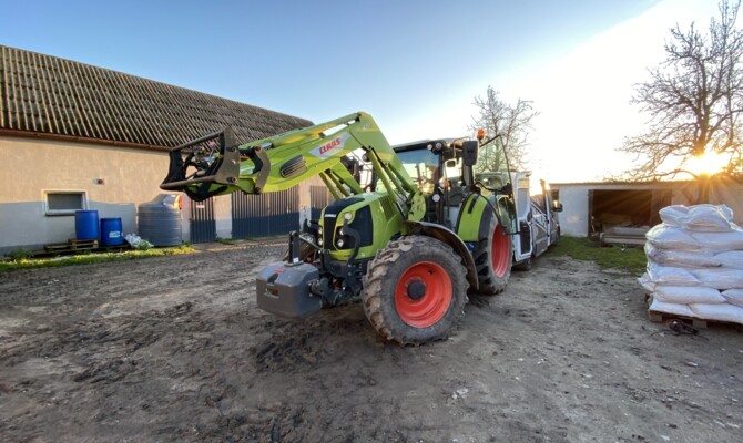 Claas Arion 440 - zwiększenie mocy i zmniejszenie zużycia paliwa