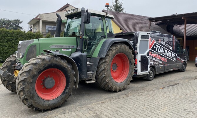 Fendt 718 - zwiększenie mocy oraz zmniejszenie zużycia paliwa